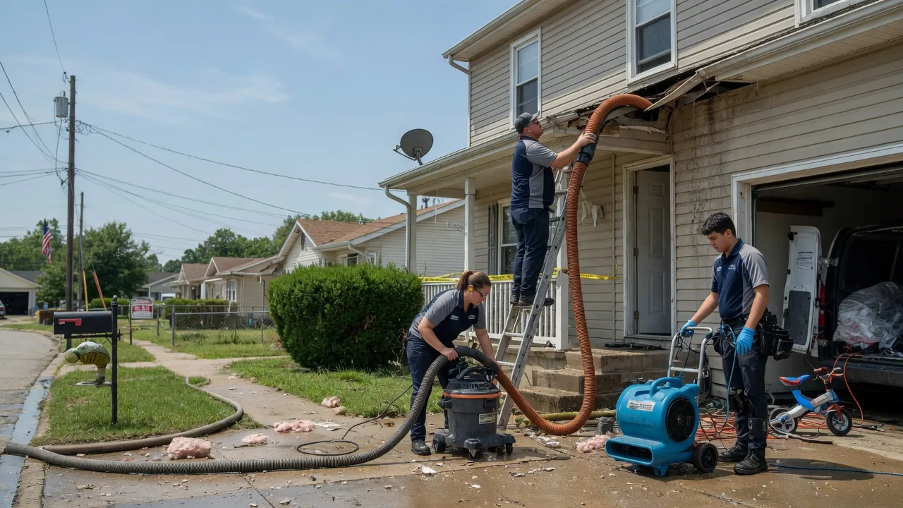 Water Damage Restoration in Du Bois, IL near me
